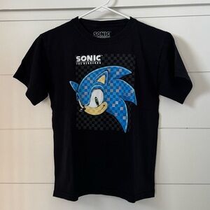 Sonic the Hedgehog Black T-Shirt, Kids M